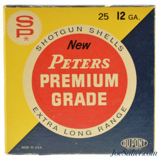 Excellent Full Box Peters Premium Grade Shotgun Shell 12 GA #5 Shot