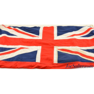 Original Royal Navy White Ensign Battle Flag 109" x 52"