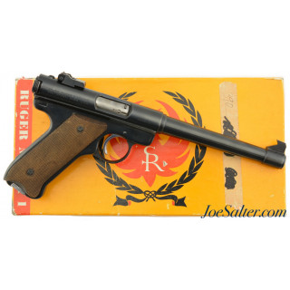 Excellent Boxed Ruger Mark I Target Model 22 LR Pistol 1965 C&R