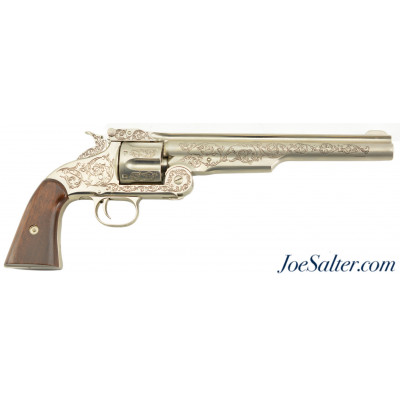 Wyatt Earp Schofield Replica Non-Firing Pistol by Franklin Mint 