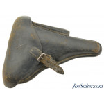 WWI German Military P08 Luger Holster Brown 1916 Unit Marked