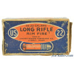 Sealed! US Cartridge Co. 22 LR Lesmok Ammunition Lowell, Mass 