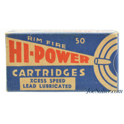  Excellent Crisp Federal Hi-Power 22 LR Ammo 1941 “Bullseye” Issues