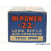  Excellent Crisp Federal Hi-Power 22 LR Ammo 1941 “Bullseye” Issues