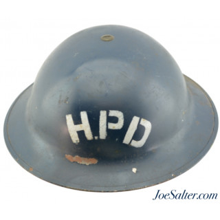 WWII Canadian Halifax Nova Scotia Police Mk2 Helmet 