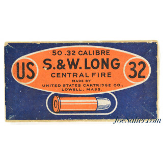 Excellent Sealed Box! US Cartridge Co. 32 S&W Long Ammo Lowell Mass