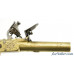 All-Brass British Flintlock Turn-Off Pistol by Simmons