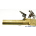 All-Brass British Flintlock Turn-Off Pistol by Simmons