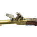 All-Brass British Flintlock Turn-Off Pistol by Simmons