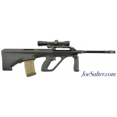 Pre-Ban Steyr AUG/SA-A1 With Special Receiver, Hensolt Scope, and Black Stock