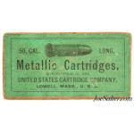  Sealed!  Early 1880's US Cartridge Co. 38 Long Rim Fire Black Powder Ammo 