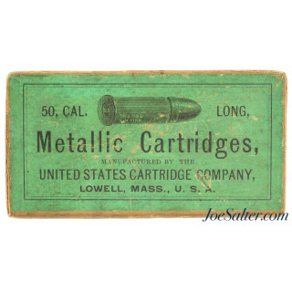  Sealed!  Early 1880's US Cartridge Co. 38 Long Rim Fire Black Powder Ammo 