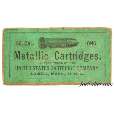  Sealed!  Early 1880's US Cartridge Co. 38 Long Rim Fire Black Powder Ammo 