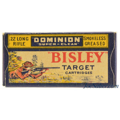 Scarce CIL Dominion Bisley 22 LR target 3rd Variation Box Excellent