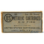 Full & Sealed! US Cartridge Co. 38 Short Rim Fire Black Powder Ammo 