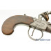 British Iron-Frame Flintlock Turn-Off Pistol by Girdler