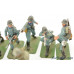 Vintage Toy Soldiers German and American Troops 12pcs