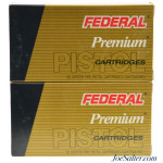 Federal Premium 9mm Luger 147 Gr Hydra-Shok JHP Hollow Point Ammo 100 Rnds