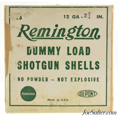 2 Piece Box Remington Dummy Load 12 GA Shotgun Shells Ammo 