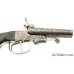 French Engraved Double Barrel Pinfire Pistol