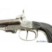 French Engraved Double Barrel Pinfire Pistol