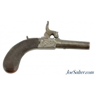 British Small Frame Percussion Turn-Off Pistol by Perrins & Son of Windsor