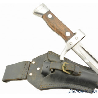 WWI French M1892 Second Pattern Modified W/Scabbard/Frog