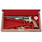 Deluxe Engraved 1860 Colt Army 44 Cal. Percussion Pietta Glass Display Case  