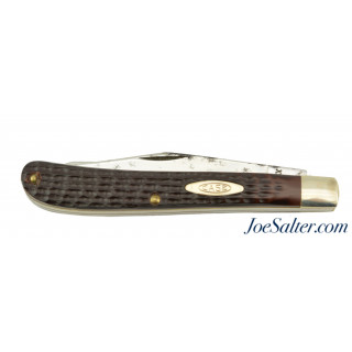 Case XX Bone 62048 Slimline Trapper Jack Knife 