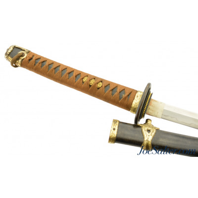 WW2 Japanese Navy Kai-Gunto Sword with Smith-Made Blade