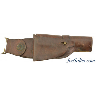 Vintage Audley Patented Colt 1911 Leather Flap Holster