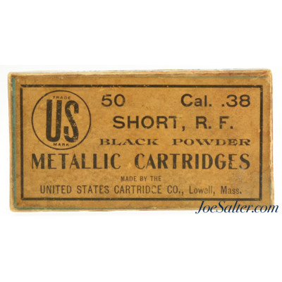  Full & Sealed! US Cartridge Co. 38 Short Rim Fire Black Powder Ammo Lowell