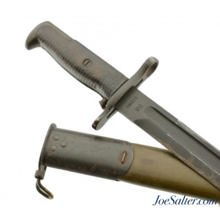 WWI M1905 Bayonet S.A. W/1917 Scabbard