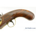 British Flintlock Coach Pistol With Snap Bayonet