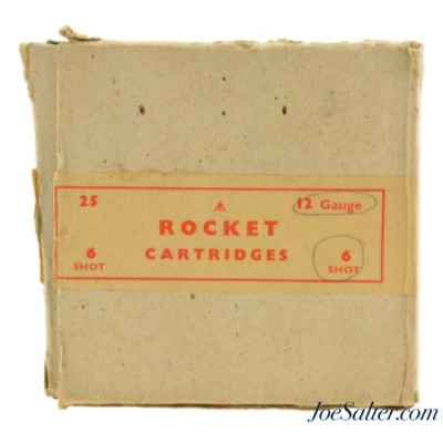 Vintage British Military "Rocket Cartridges" 12ga. 25rnds