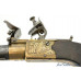 British Brass-Frame Flintlock Turn-Off Pistol by William Parker of London