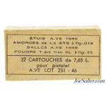 French 7.65 French Long 7.65x20 Longue 1946 32rnds