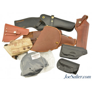 Lot of 9 Assorted Holsters