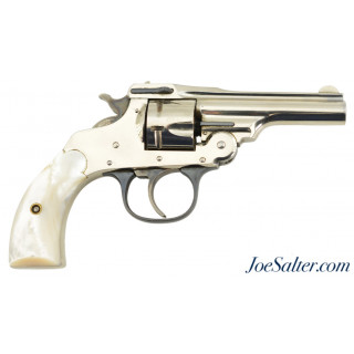Beautiful Hopkins & Allen Safety Police Revolver w/ Original Pearl Grips