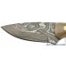B. Merry Custom Hunting Knife Mammoth Bone Leather Sheath Alaska