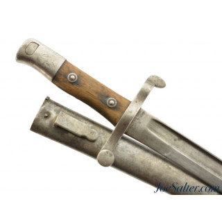 Portuguese M1885 Sword Bayonet and Scabbard