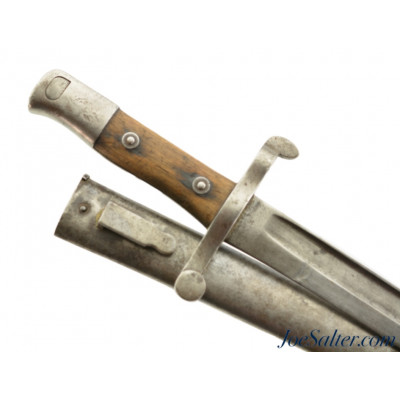 Portuguese M1885 Sword Bayonet and Scabbard