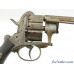 Very Rare E. Lefaucheux 12 Shot Revolver 9mm Pin Fire Civil War Era Antique