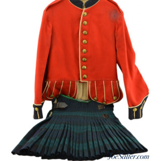 Canadian Black Watch Regiment Enlisted Dress Tunic and Kilt (1960s Era)