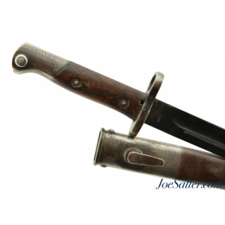 German M98 Long Export Model Bayonet and Scabbard