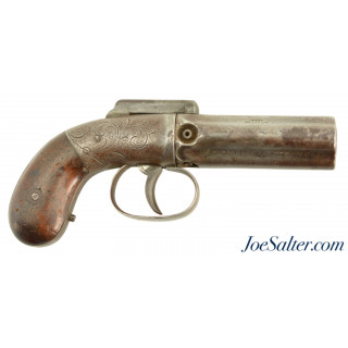 Rare Allen & Wheelock Four-Barrel Pepperbox Pistol