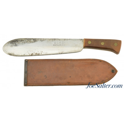 WWII U.S. Medical Corpsmen Knife w/ Scabbard 