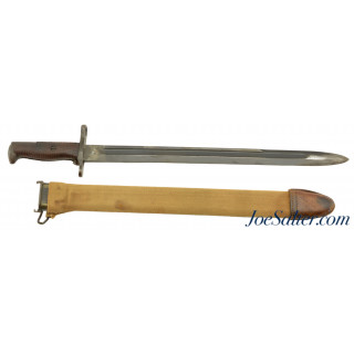 WWI M1905 Bayonet R.I.A. 1918/M1910 and Scabbard