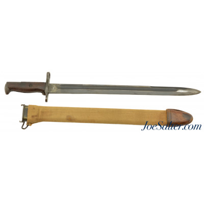 WWI M1905 Bayonet R.I.A. 1918/M1910 and Scabbard