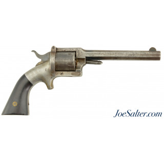 Scarce Civil War Smith & Wesson Marked Lucius W. Pond Pocket Revolver 32 RF Antique
